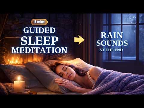 🌙 GUIDED SLEEP MEDITATION + RAIN SOUNDS (8 HOURS) | Fall Asleep Fast & Stay Asleep