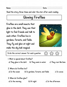 30 Pages Animal Reading Comprehension Worksheets: Short Stories & Questions (PDF Download, Grades 1-2) - Etsy