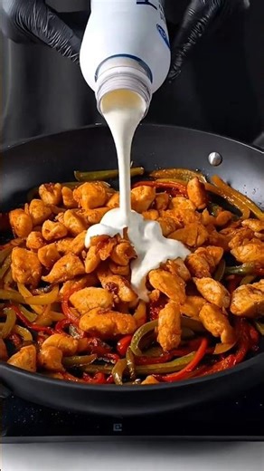 Chicken Pasta Combo 😍🍗🍝 | Homemade Unique Recipe ASMR #Shorts