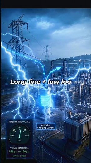 ⚡ FERRANTI EFFECT! Why Voltage Increases at No Load? 🤯