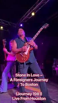 Stone in Love Solo ~ A Foreigners Journey to Boston #80smusic #nealschon #journey #80s #80srock