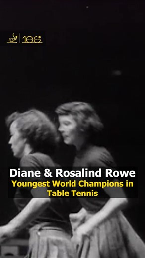 Historic Table Tennis Champions: Rowe Sisters Win Again