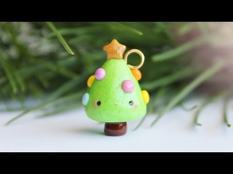 Kawaii Christmas Tree │ Polymer Clay Tutorial