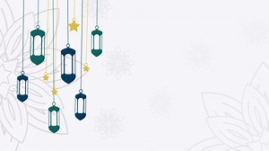 Download Simple Islamic looping with ornament swinging for video background for free