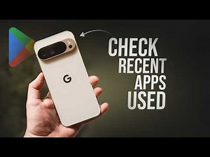 How to Check Recent Apps Used on Android (tutorial)