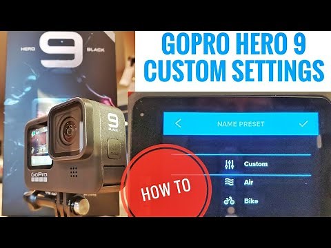 GOPRO HERO 9 BLACK How To Add Custom Settings Tutorial for Beginners Guide