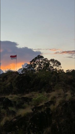 a beautiful place with a stretch of lava rock in Batur Kintamani Bali