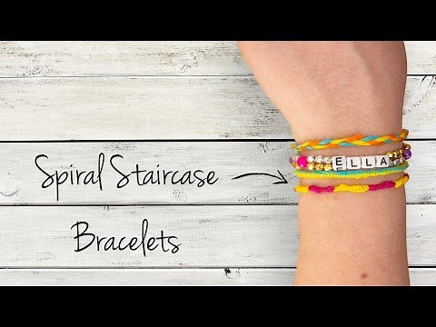 How to Make Spiral Staircase Bracelets | DIY Friendship Bracelets