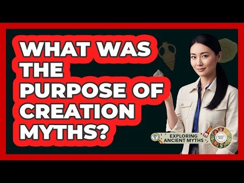 What Was The Purpose Of Creation Myths?