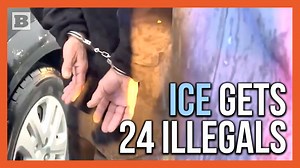 On June 10, ICE released footage showing the arrest of 24 illegals during an ongoing targeted immigration enforcement operation, in Michigan. | Breitbart