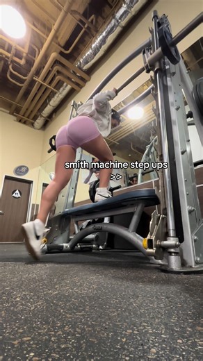 first time trying and it did not disappoint 😮‍💨 | step ups smith machines