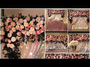 Diy- two layer PVC pipe backdrop DIY- pink and silver decor