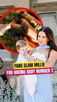 Fans Slam Millie For Having Baby Number 2 #shorts #MillieBobbyBrown #parenting