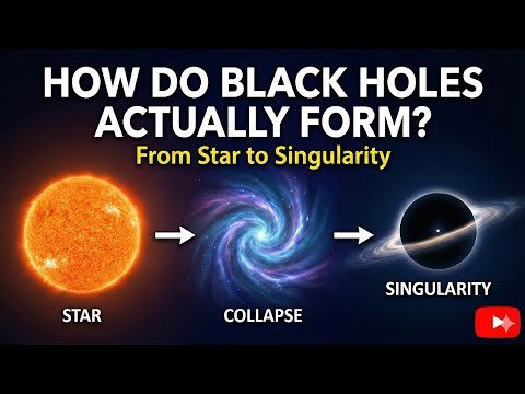How Do Black Holes Actually Form? From Star to Singularity 🕳️🌌