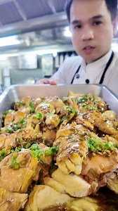 Poached Chicken with Scallion Ginger Sauce #fblifestyle | KitchenatSy