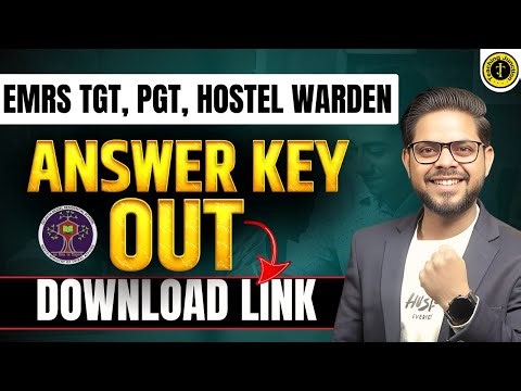 EMRS 2025 | Answer Key Out | Official Update & Next Steps | How To Download | By Alok Sir