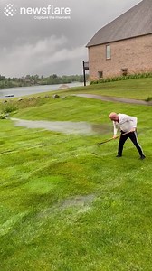 1.1M views · 12K reactions | Man pops a giant 'Earth' pimple!  #waterbubble #viral #viralreel #earthpimple #nature | Newsflare | Facebook