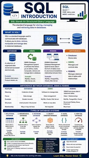 SQL Introduction | Database vs DBMS vs RDBMS #sql, #databases #dataanalytics