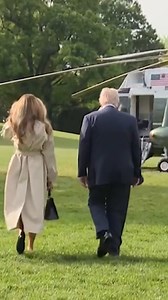 487K views · 18K reactions | President Donald Trump was seen putting his arm around first lady Melania's back as they departed the White House on their way to Rome for the pope's funeral. The sweet moment was a rare public display of affection for the couple. | New York Post | Facebook
