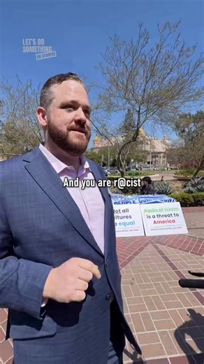 Meet Nick Filotei.In the video below you can see him threaten @ShabbosK and others who set up a "change my mind" type table at USC, by saying that they should remember what happened to the last person who did such things (referencing Charlie Kirk).Nick is a music doctoral student at @USC/@USCThornton.He has given some lectures there, however it is unclear if they were paid.He previously worked as a lecturer for @calstate University.Before that, he worked as a 2nd grade teacher in Pennsylvania, a