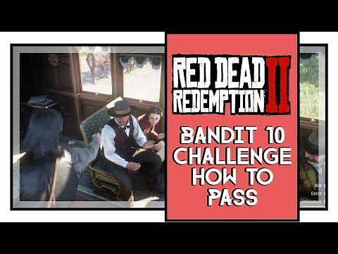 Red Dead Redemption 2 Bandit 10 Challenge - Complete 5 Train Robberies Without Dying