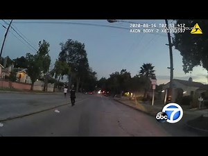 Bodycam video shows controversial officer-involved shooting that sparked protests in Pasadena | ABC7