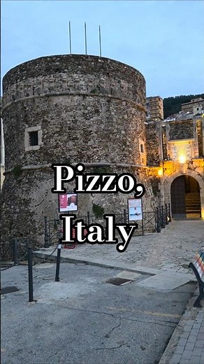 Pizzo Italy 🇮🇹 – Murat Castle View to Coast at Sunset | Calabria #shorts