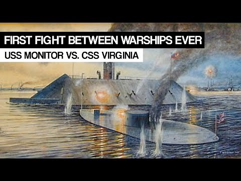 End of Wooden Warships: The Fight between USS Monitor vs. CSS Virginia