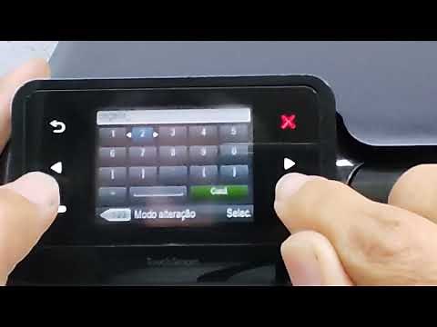 Como fazer a instalação da impressora HP Photosmart D110 no wi-fi e configuração do IP.