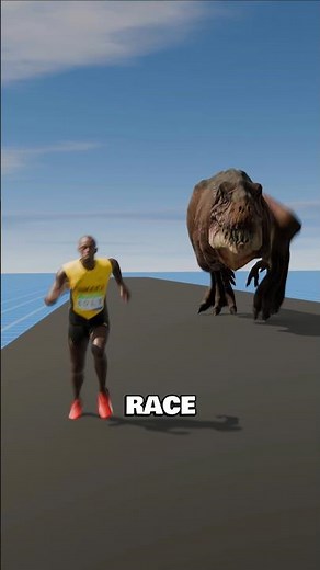 T-Rex vs Human Race