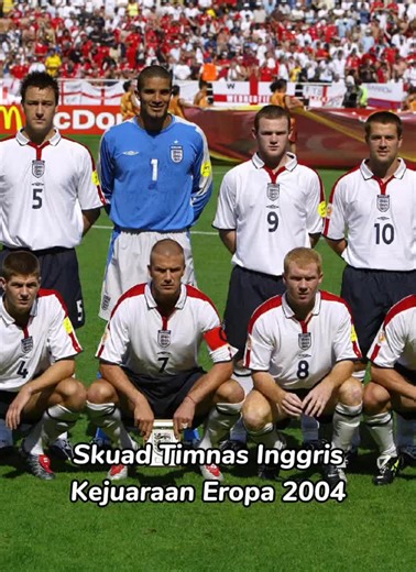 Euro 2004 Final: England vs Belanda Lineup