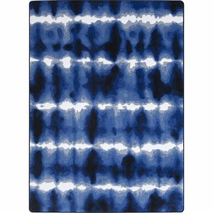 Joy Carpets First Take Sound Off 10' 9" x 13' 2" Cobalt Rectangular Area Rug