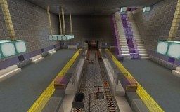 Automatic metro station Minecraft Map