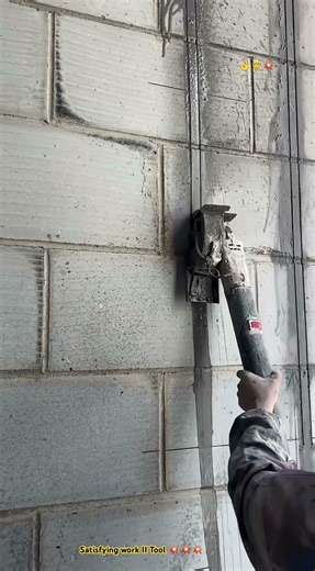 Smart Tool : Grooving Concrete Wall Cutting perfect 🤯