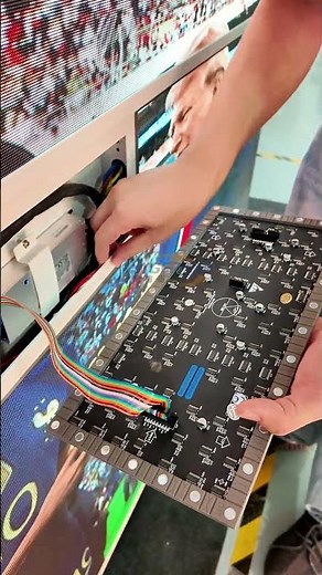 Repairing a malfunctioning LED panel! #worldcup #leddisplay #eagerled #ledscreen