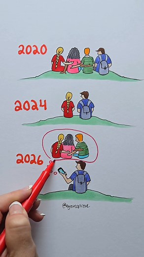 192K views · 488 reactions | True or False? #art #artwork #friends #bff #illustration #drawing #cartoon #growingup #artist | Eyeinspired | Facebook