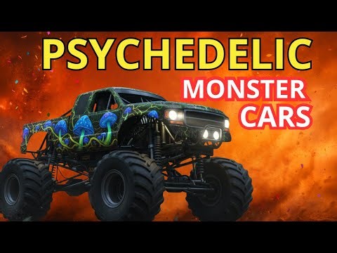 Monster Trucks on Psychedelics | Monster Car Show