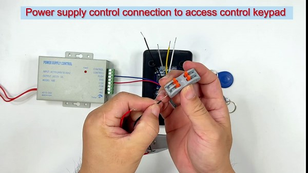 Access Control Power Supply for Door Intercom Doorbell, Various Electronic Door Locks, Video Doorbell System, K80 Power Supply Control Input AC 110-240V to Output DC 12V/3A, Worldwide Voltage