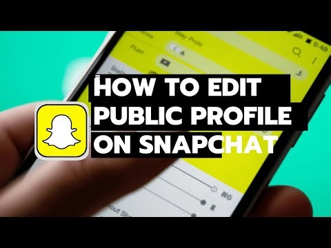 How To Edit Public Profile On Snapchat