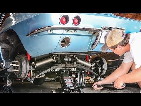 Replacing a BROKEN Differential Mounting Bracket on a 1963 to 1979 Corvette
