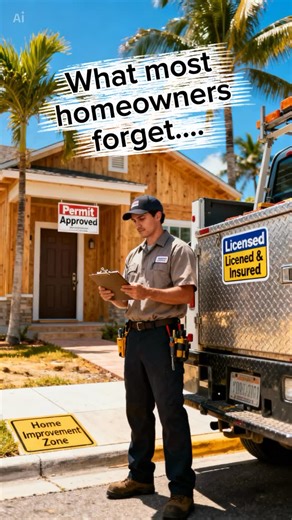 Contractor Jobs & Projects | ContractorSuperstar on Instagram: "Before starting a repair, most homeowners focus on price. That’s a mistake. What actually matters:�– Proper licensing�– Valid insurance�– Proven experience in Florida conditions The right contractor protects your home, your time, and your budget. 👉 Find a trusted contractor �#FloridaHomeowners #HomeImprovementFL #FloridaHomes #HomeRenovationFL #TrustedContractor"