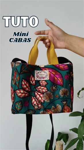 MINIKABBA – le mini cabas à coudre soi-même
