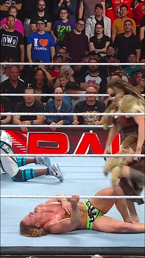 Bro was PETRIFIED! 😱‼️ #WWE #MattRiddle