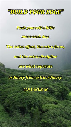 Build Your Edge #motivation #motivationalquotes #dailymotivation