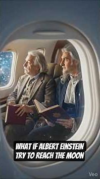 what if Albert Einstein tried to reach the moon