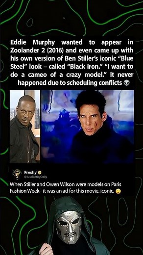 Blue Steel look in Zoolander 2 (2016)