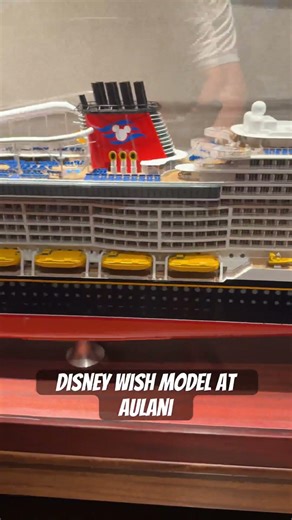 Every Disney Fan Needs to See This Stunning Model at Aulani #disneywish #aulani