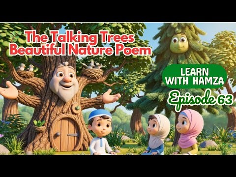 🌿 The Talking Trees Beautiful Nature Poem for Kids English Rhyming Poem