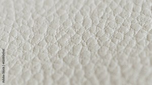 White leather, texture of real leather, pattern of real leather, close up shot, leather from which you can make shoes, bags and wallets, the concept of a tanner and working with leather