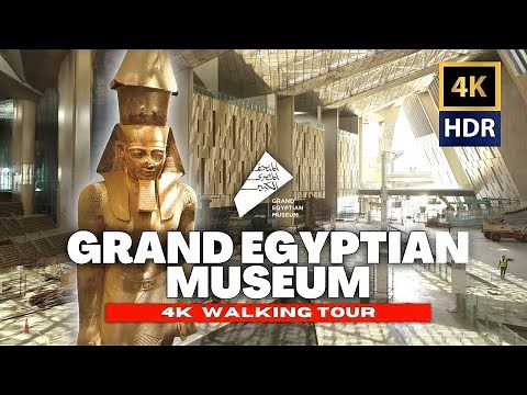 Grand Egyptian Museum (GEM) | Full 4K Tour with Captions